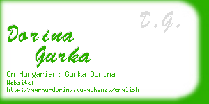 dorina gurka business card